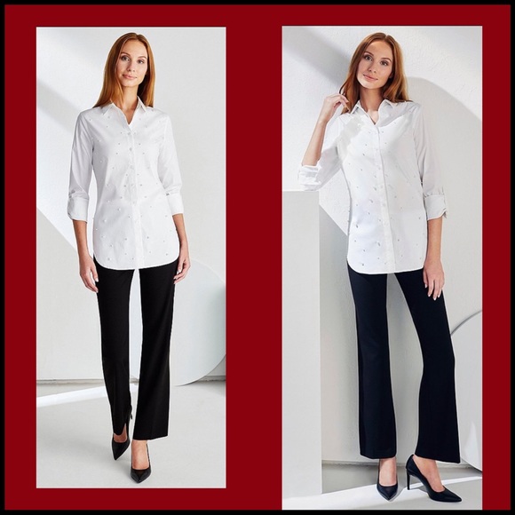Calvin Klein Pants - NWT CALVIN KLEIN MADISON BLACK PANTS Sz 10